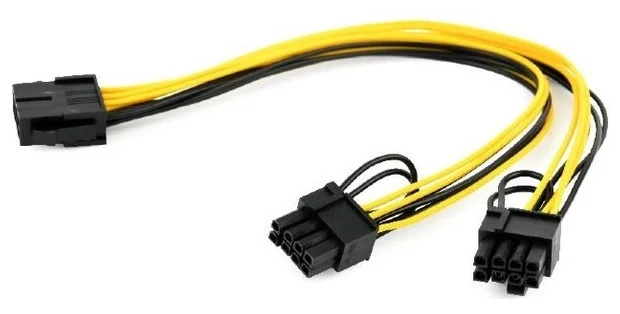 Кабель питания PCI-E(8pin) --> 2xPCI-E(6+2pin) 30см Cablexpert (CC-PSU-85)