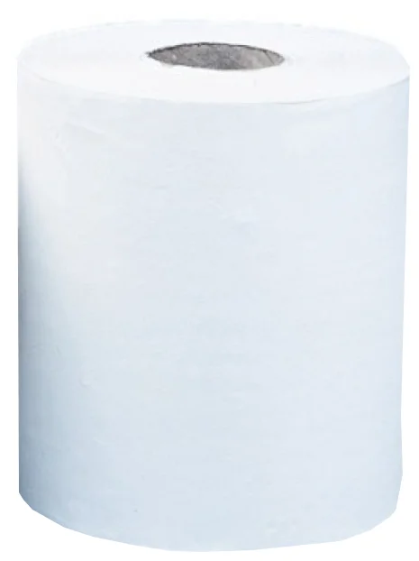Полотенца бумажные в рулоне промышленные 2-слойные белые ТОП (400м)
