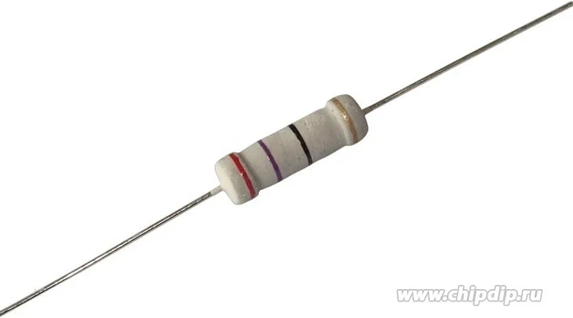 Резистор металлооксидный MO-200 (С2-23) 2 Вт, 1 МОм, 5%
