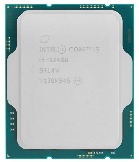 Процессор 1700 Intel Core i5 12400 Alder Lake-S (6C/12T/2.5-4.4GHz/18Mb/UHD730/10nm/117W) OEM