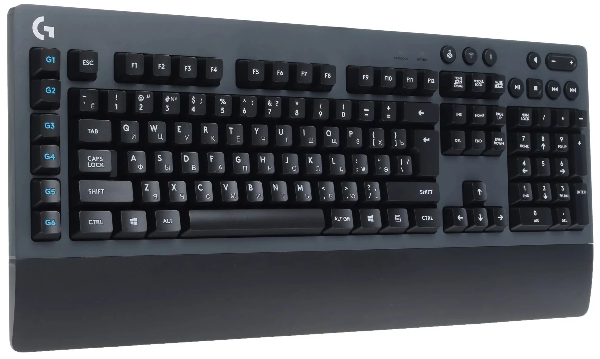 Клавиатура Logitech G613 Wireless Mechanical Gaming Keyboard (чёрная/120кл ABS(Romer-G Tactile)/BT+USB/(920-008395)