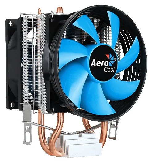 Вентилятор Soc All Aerocool Verkho 2 Dual <Al/2т.труб./2x90fan/2000об/мин/25дб/4-pin PWM/TDP 120W>