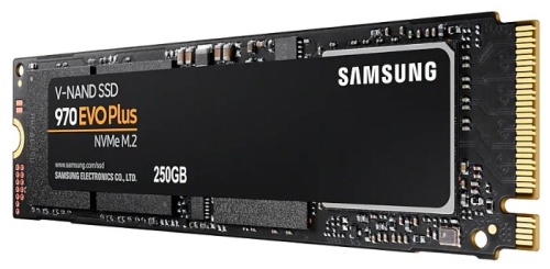 Накопитель M.2 SSD 250Gb Samsung 970 EVO Plus (2280/PCI-E G3 x4 NVMe/V-NAND MLC/R3500/W2300/MZ-V7S250BW)
