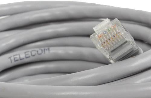 Патч-корд UTP кат. 6,  7.5м CCA Telecom серый (NA102-UTP-C6-7.5M)