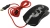 Мышь Qumo Axe M07 <светодиодная/2400dpi/6кнопок/черный/подсветка/USB>