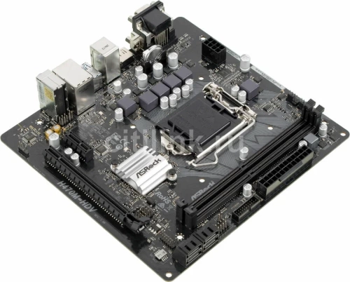 Мат.плата 1200 H470M-HDV ASRock (2xDDR4/4xSATA/1xPCI-Ex16+2xPCI-Ex1/VGA+HDMI+DVI/6xUSB)