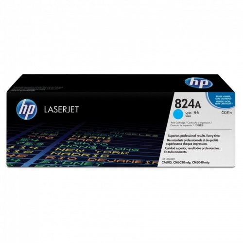 Тонер-картридж HP CB381A к CLJ CP6015/CM6030mfp/CM6040mfp, Cyan, ресурс 21000 стр. <оригинал>