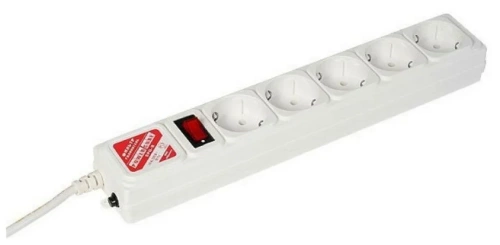 Сетевой фильтр 3,0м PowerCube SPG-B-10-WHITE (5 розеток/10A/белый)