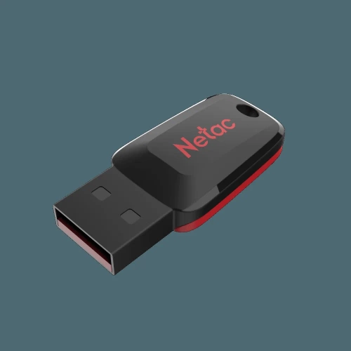Флеш диск USB2.0 64Gb Netac U197 (черный/пластик/монолит/NT03U197N-064G-20BK)