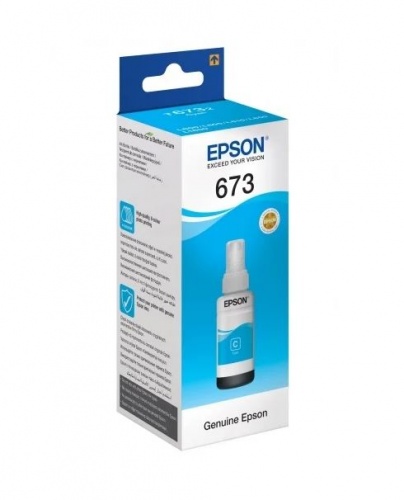 Чернила Epson T6732 cyan для L800/L1800 (70 мл) (C13T673298/C13T67324A)