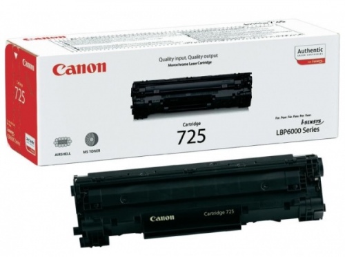 Тонер-картридж Canon 725 к LBP6000/6000B/6020/6020B/6030/MF3010 1600стр 3484B005/3484B002 <оригинал>