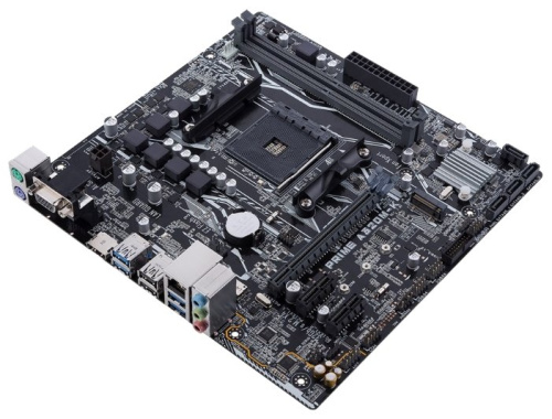 Мат.плата AM4 A320 ASUS PRIME A320M-K (2xDDR4/4xSATA/1xM.2/1xPCI-Ex16//2xPCI-Ex1VGA/HDMI/6xUSB/mATX)