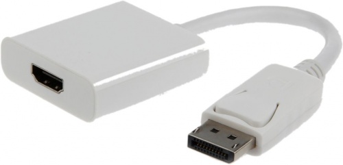 Кабель HDMI - DisplayPort соединитель,аудио-видео, белый, Gembird (A-DPM-HDMIF-002-W)