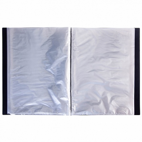 Папка Hatber 100 файлов А4 "Standart"черная 100AV4_00101