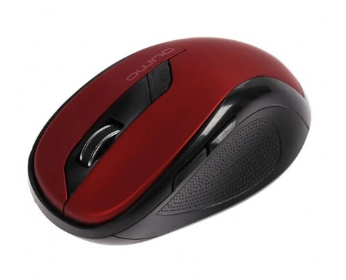 Мышь Qumo Office Line Red M62, 6 кноп., беспр. 2.4G, 800/1200/1600 dpi