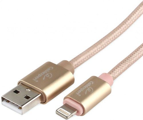 Кабель AM/Lightning Ultra 1,8м для Apple золото  Cablexpert CC-U-APUSB02Gd-1.8M