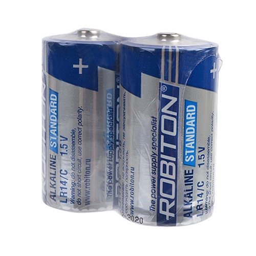 Батарейка C (LR14) щелочная Robiton Standart Bulk
