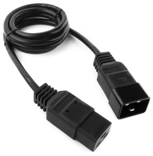 Кабель питания для UPC Gembird/Cablexpert, 1.5м, С19 - C20, 16А, черный, с заземлением (PC-189-C19)