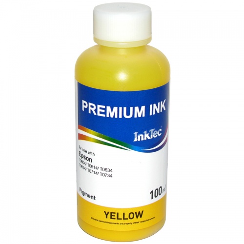 Чернила InkTec E0013-100MY Yellow для Epson T0684/T1034, (100мл) Pigment