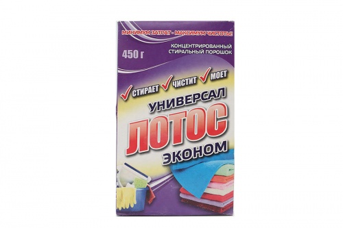 Стиральный порошок "Лотос" эконом универсал, 450гр/ 24шт