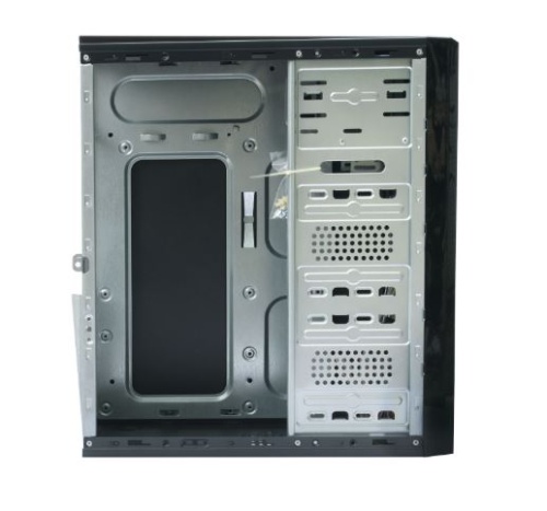 Корпус PowerCool S1007EBK-8525 2*USB 2.0,Соленойдный замок