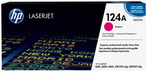 Тонер-картридж HP Q6003A Magenta к CLJ 1015/1600/2600/2605, рес. 2000 стр. <оригинал>