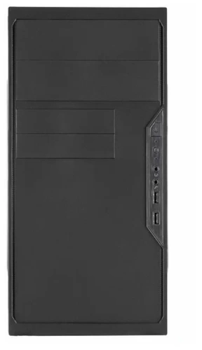 Корпус mATX FoxLine FL-733-FZ450R (Black/450W(120mm)/2x5.25"/5x3.5"/2x2.5"/2xUSB2.0)