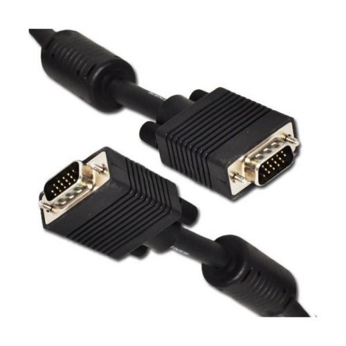 Кабель VGA - VGA соединитель 3м,тройной экран,феррит.кольца,черный, Cablexpert (CC-PPVGA-10-B)