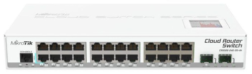 Коммутатор 24-port Mikrotik CRS226-24G-2S+RM