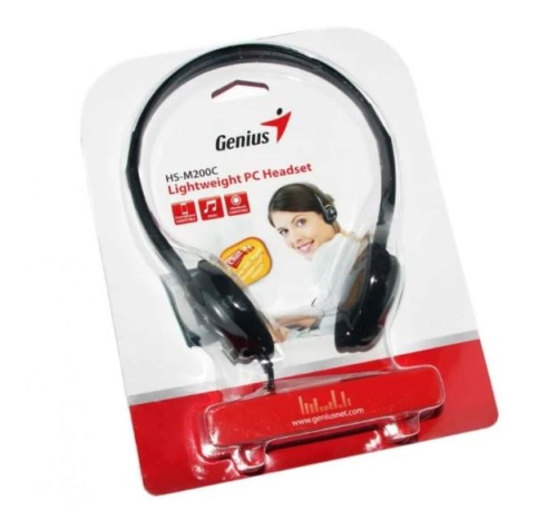 Наушники Genius HS-M200C <наушники с микрофоном/черные>
