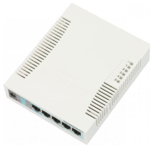 Маршрутизатор 5-port MikroTik RB260GS (CSS106-5G) <1Gbit/1xSFP/-25..+65°C/управляемый/Mikrotik SwOS>