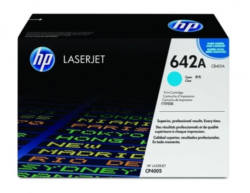 Тонер-картридж HP CB401A Cyan к CLJ CP4005, рес. 7500 стр. <оригинал>