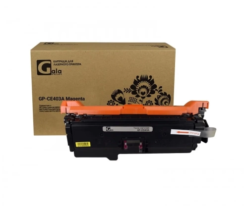 Тонер-картридж HP CE403A Magenta к CLJ Color M551/М551n/M551dn/M551, рес. 6000 стр, (Совм) GalaPrint