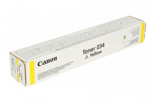 Тонер-картридж Canon 034 Yellow для MF810C/820C, 12000 стр. (9451B001) <оригинал>