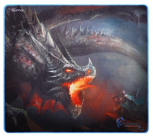 Коврик для мыши Qumo Single Warrior (ткань, резина/400х355х3мм)