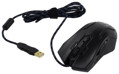 Мышь Genius Scorpion Spear Pro <проводная/оптическая светодиодная/3200dpi/8кн/черный/LED/USB>