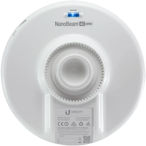 Точка доступа Ubiquiti NanoBeam 5AC Gen2 <802.11ac/5Ghz/25dBm/19dBi/WPA2/до 15км>