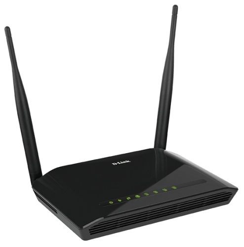 Маршрутизатор D-Link DIR-615S <802.11n 300Mbps/2.4Mhz/15dBM/2x5dBi/4x100Mbps/VPN/MIMO2x2>