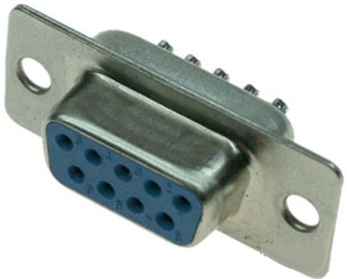 Разъём DB-9F (DB9F) 9pin пайка на кабель