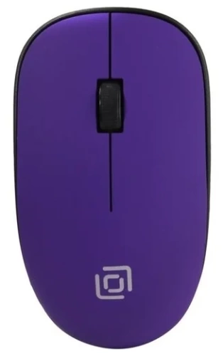 Мышь Oklick 515MW <беспроводная/оптическая/1200dpi/2кнопки/1xAA/64x113x30мм/USB/черный-серый>