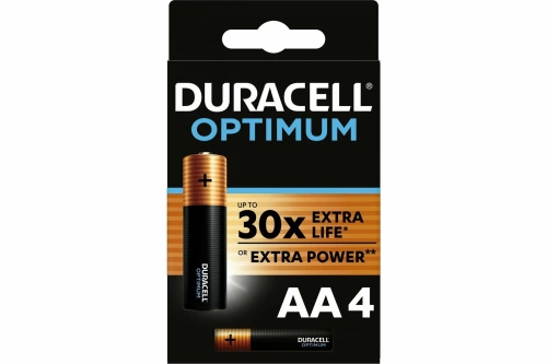 Батарейка AA (LR06) щелочная Duracell Optimum BL10 (10шт)