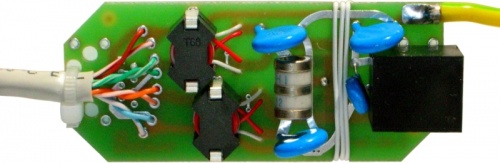 Грозозащита Info-Sys РГ4PoE с заземлением
