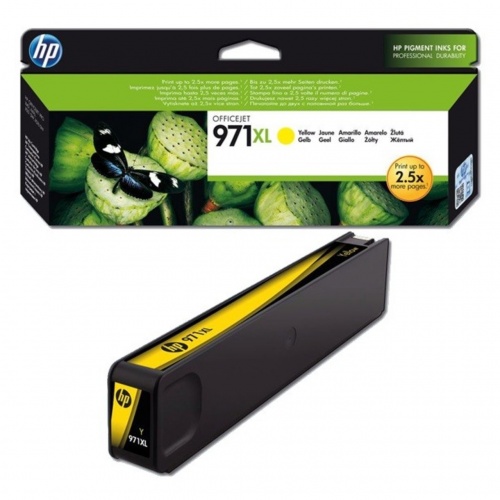 Картридж HP CN628AE (№971XL, yellow) к Officejet x451dw; рес. 6600 стр. (5%)
