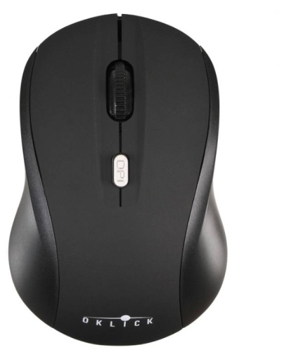 Мышь Oklick 415MW <оптическая/1600dpi/3кнопки/беспроводная/черный/2xAAA/USB>