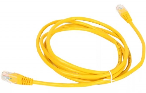 Патч-корд UTP кат. 5e,  1.0м Exegate желтый (EX258671RUS)