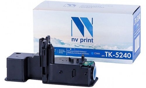 Тонер-картридж Kyocera TK-5240C для P5026cdn/cdw, M5526cdn/cdw Cyan (3000 стр) (Совм) NV-Print