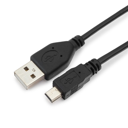 Кабель miniUSB - USB2.0 соединитель 1м,черный,Гарнизон (GCC-USB2-AM5P-1M) Кабель miniUSB - USB2.0 соединитель 1м,черный,Гарнизон (GCC-USB2-AM5P-1M)