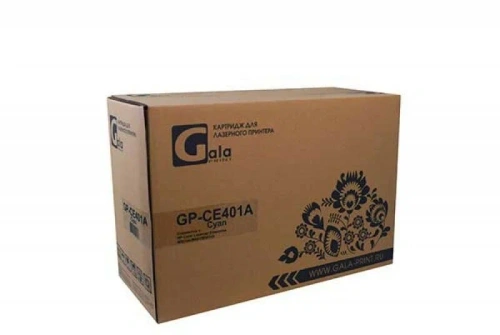 Тонер-картридж HP CE401A Cyan к CLJ Color M551/М551n/M551dn/M551, рес. 6000 стр., (Совм) GalaPrint