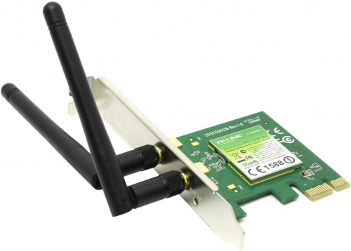 Сет.карта PCI-E 300Mbps TP-Link TL-WN881ND <802.11n/2.4GHz/20dBm/2 ext. antenna>