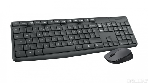 Клавиатура+мышь Logitech MK235 (Беспр./черный/100кн клав+3кн мышь/USB/2xAAA+1xAA) 920-007948